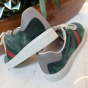 GUCCI new sneakers Ace 'Green Velvet' 757893